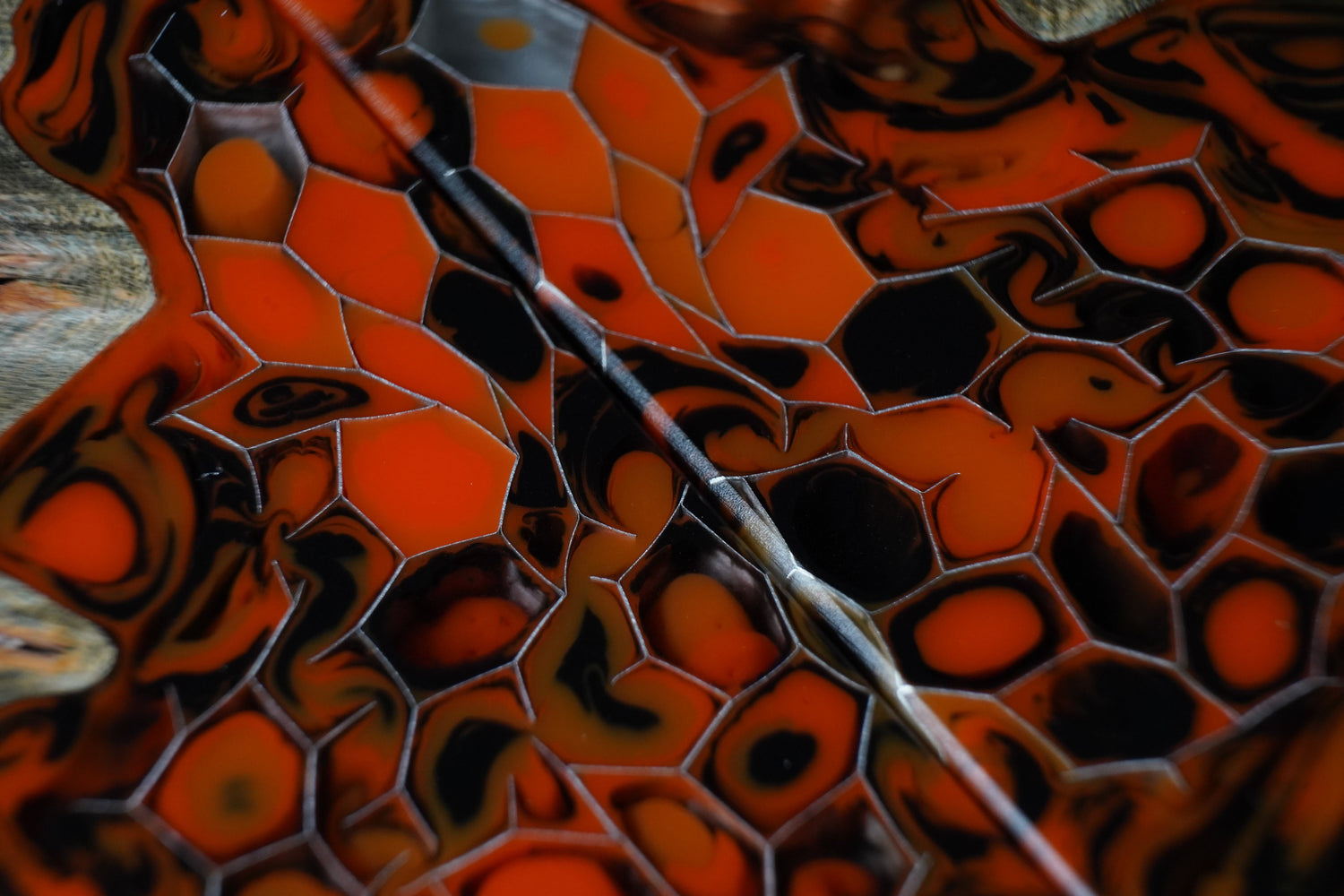 Honeycomb Knife Scales