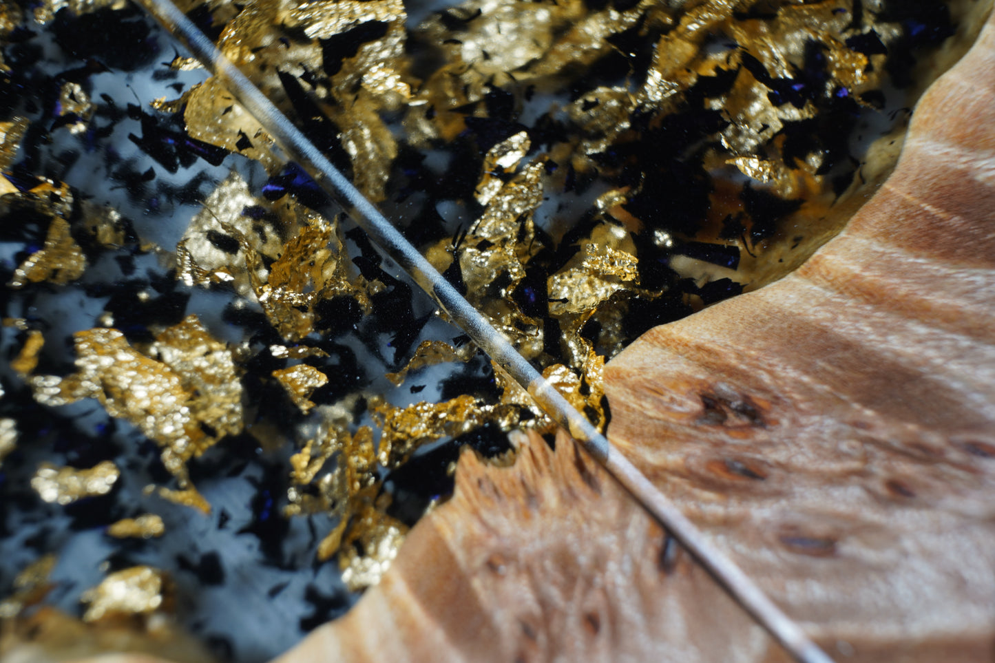 Maple Burl | Gold Leaf
