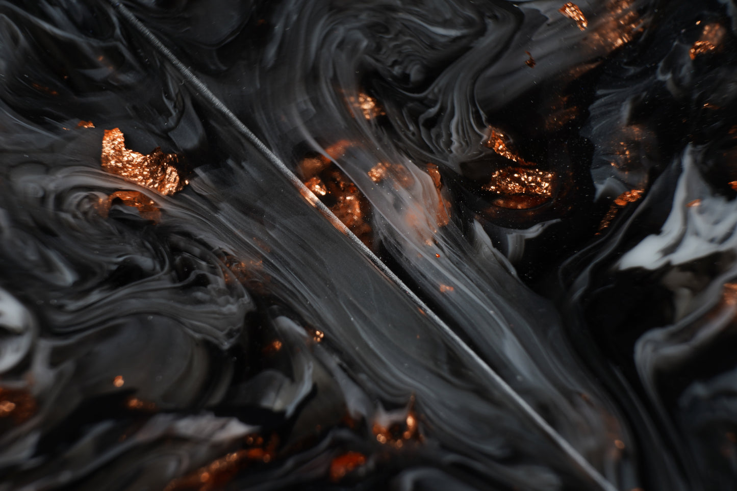Cast Resin | Copper Leaf