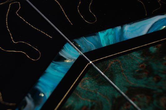 Brass Mesh | Maple Burl