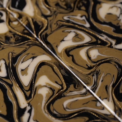 Maple Burl | Brass Mesh