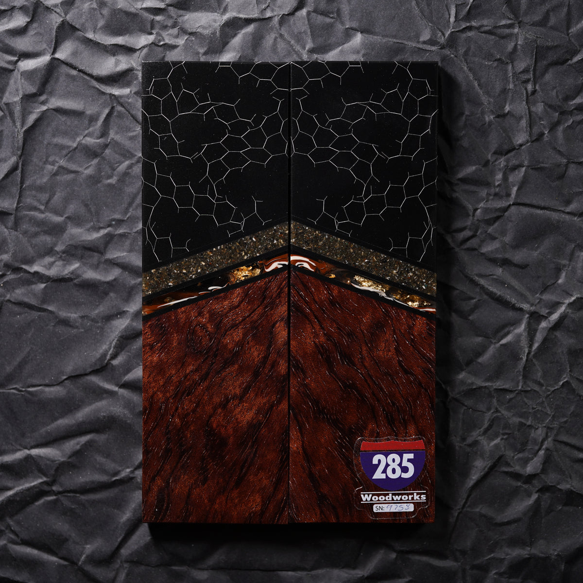 Honeycomb | Quilted Bubinga