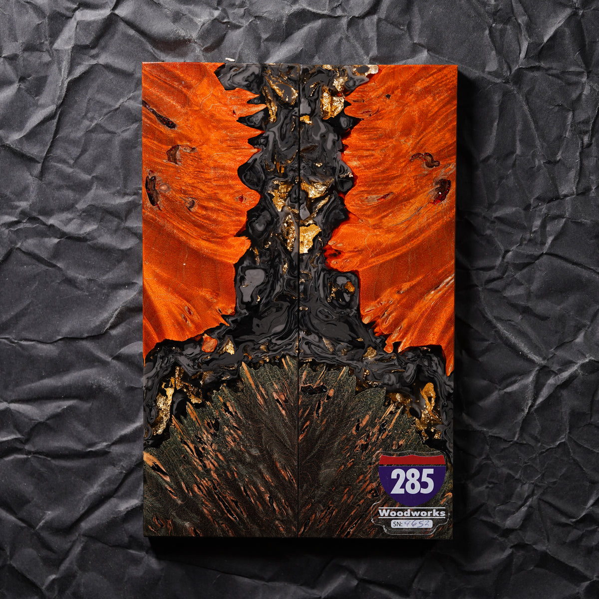 Maple Burl | Gold Leaf