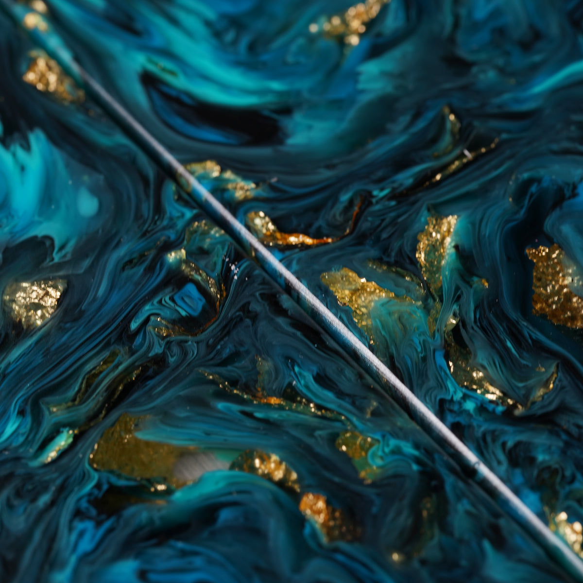 Cast Resin | Gold Leaf