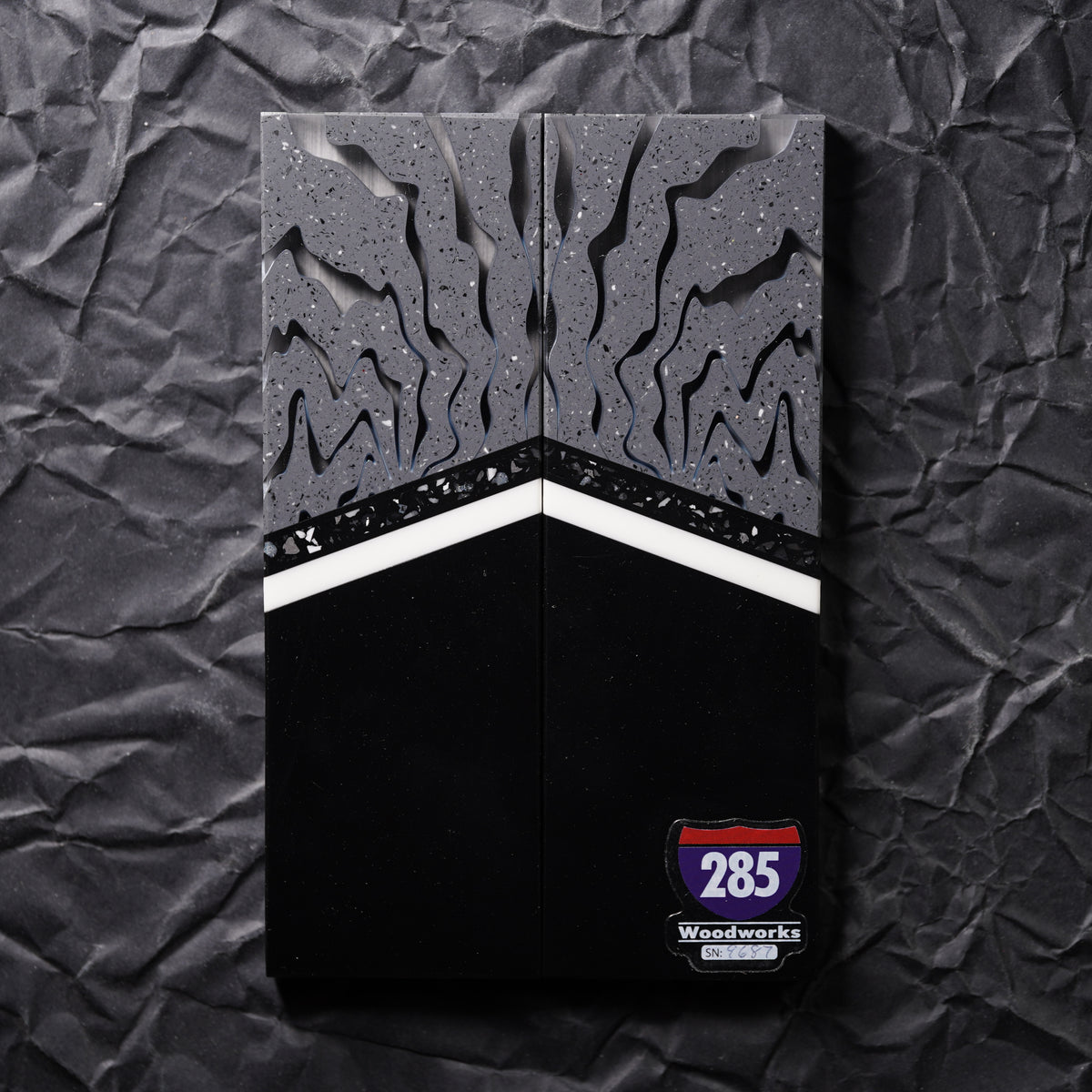 Shadow Aurora Polyclast | Cast Resin