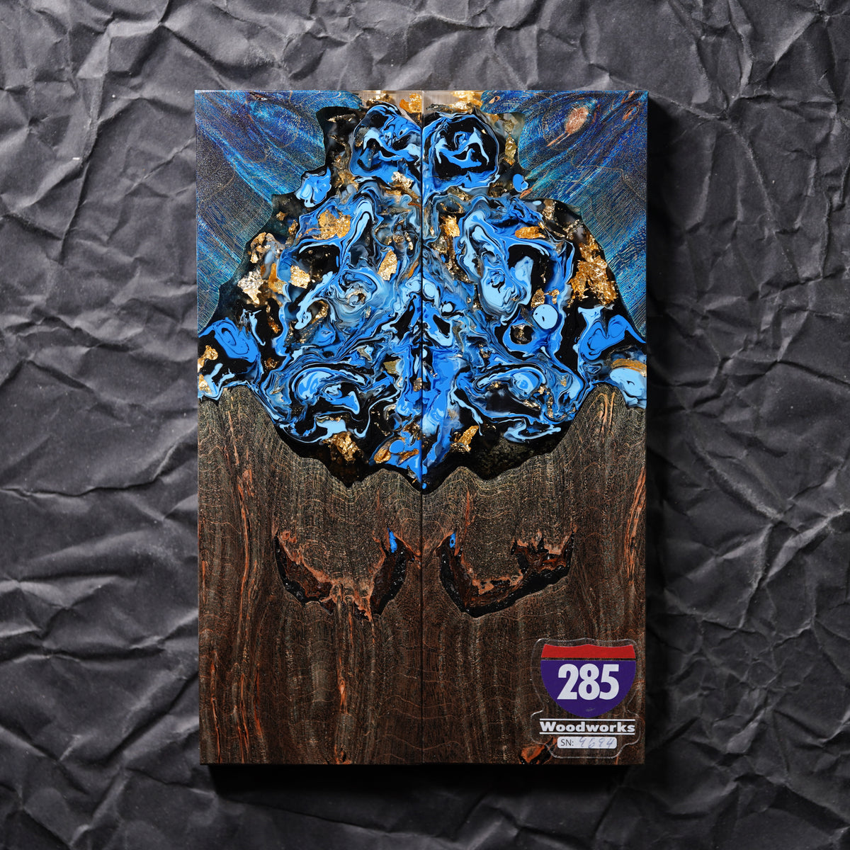 Maple Burl | Gold Leaf