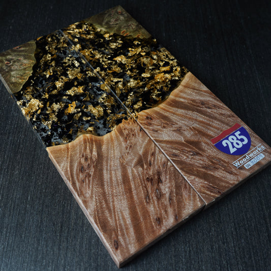 Maple Burl | Gold Leaf