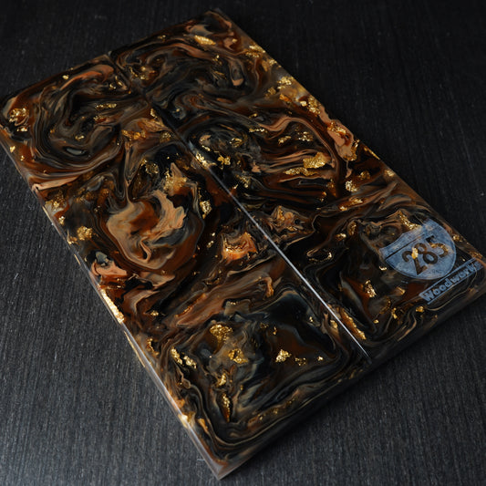 Cast Resin | Gold Leaf