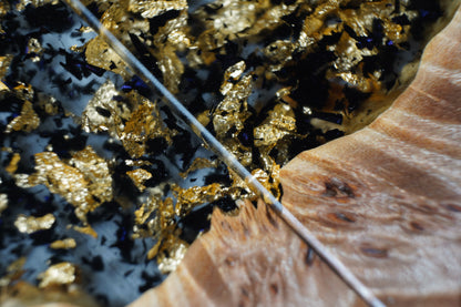 Maple Burl | Gold Leaf