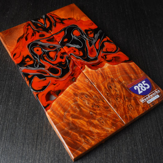 Maple Burl | Aluminum Mesh