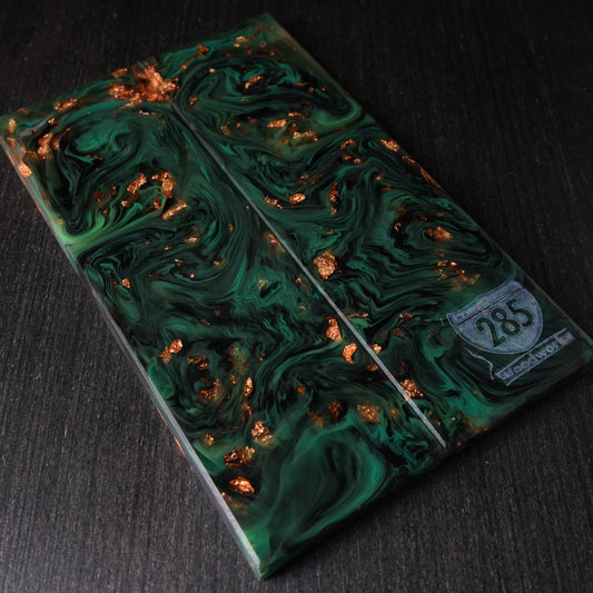 Cast Resin | Copper Leaf