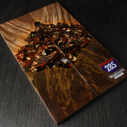 Maple Burl | Gold Leaf