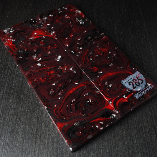 Cast Resin | Silver Leaf