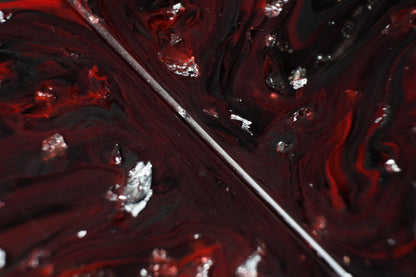 Cast Resin | Silver Leaf
