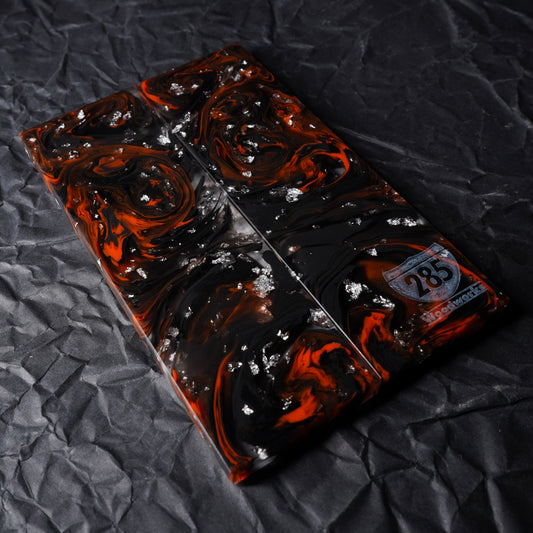 Cast Resin | Silver Leaf