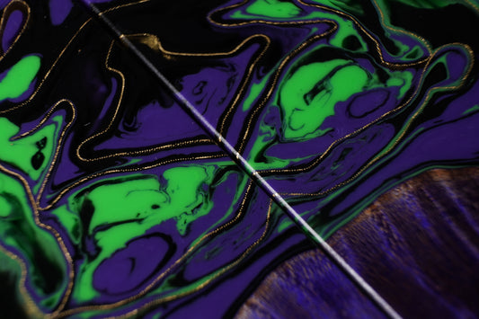 Maple Burl | Brass Mesh