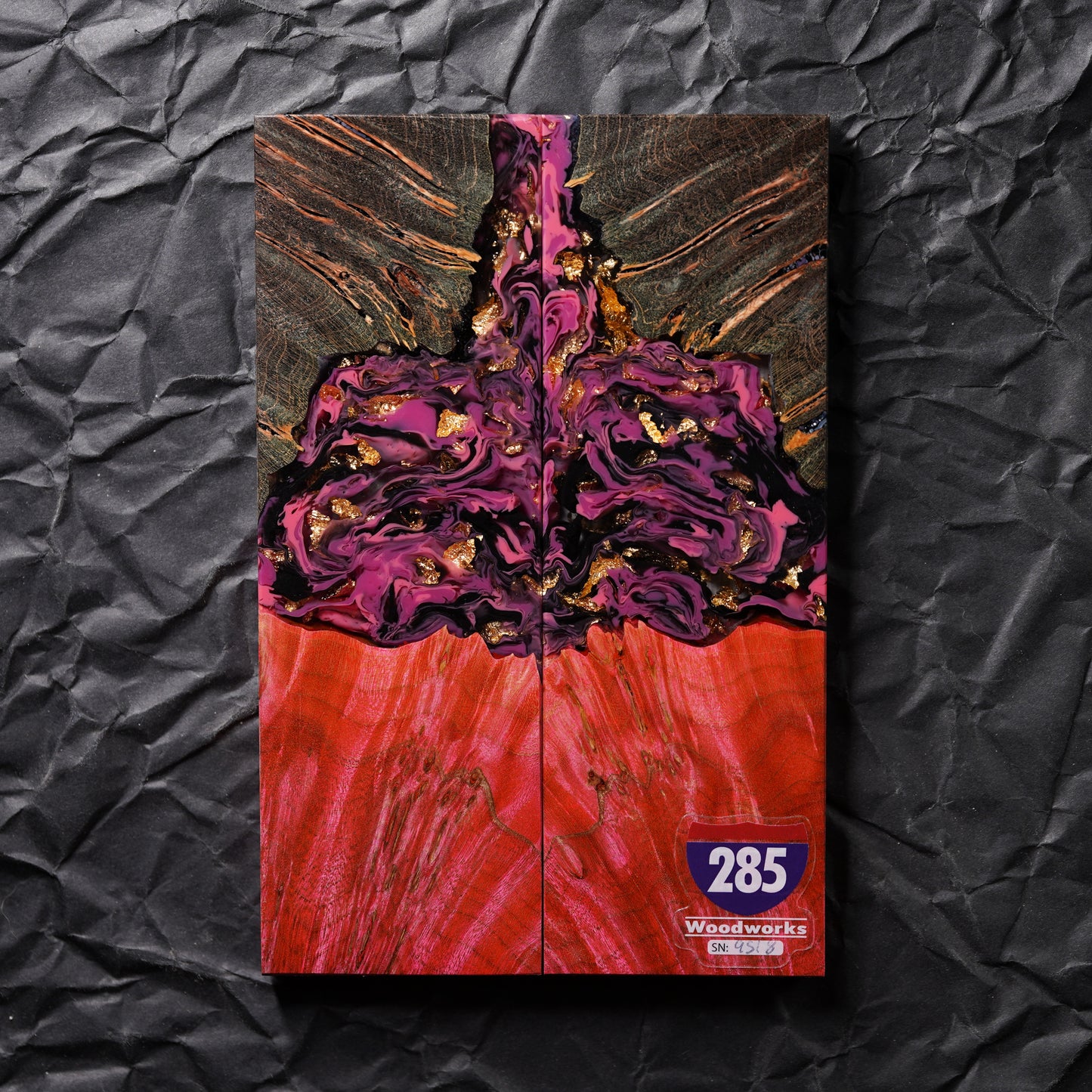 Maple Burl | Gold Leaf