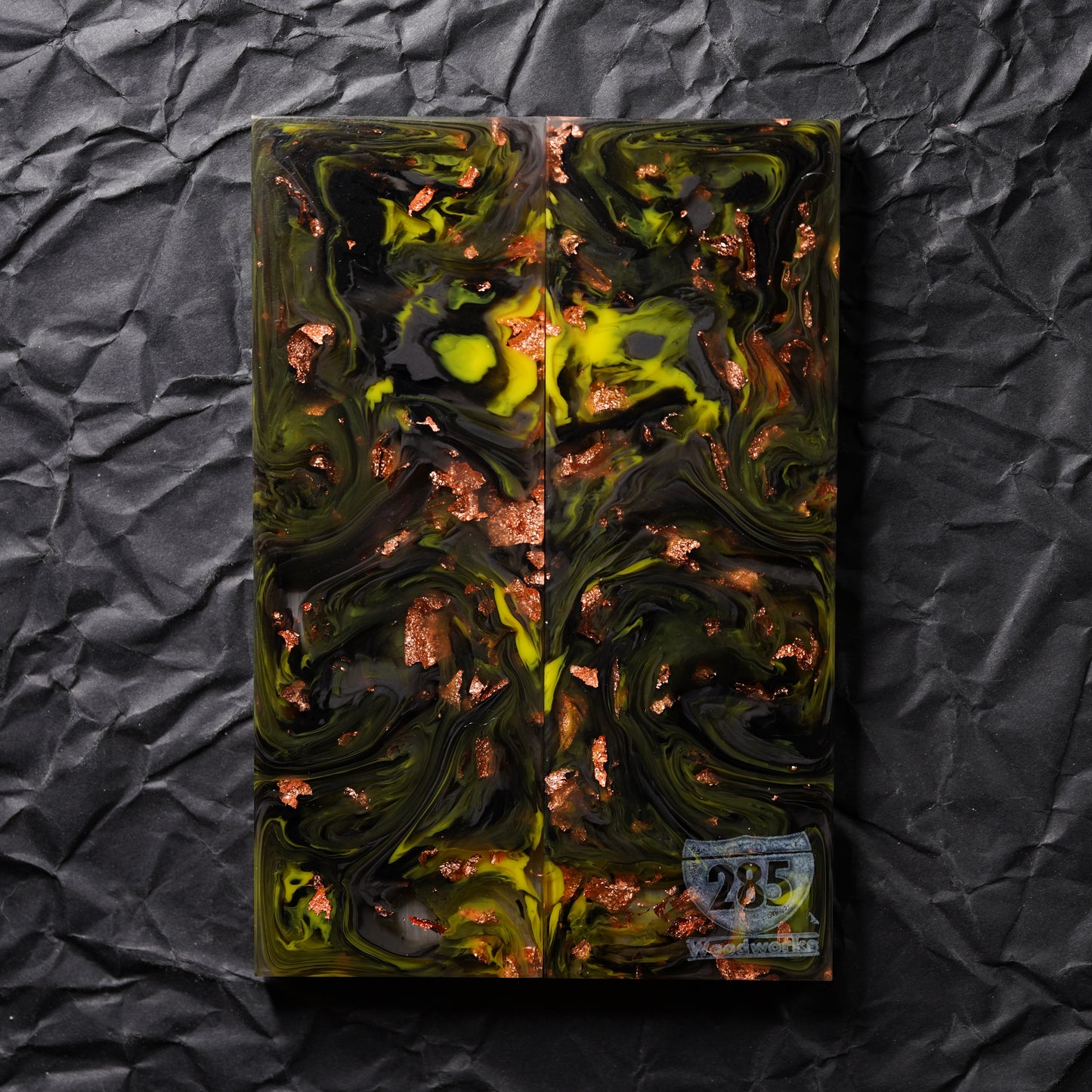 Cast Resin | Copper Leaf