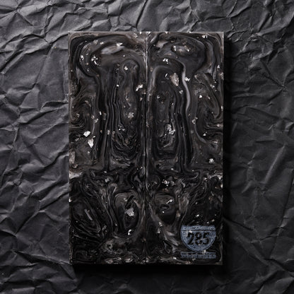 Cast Resin | Silver Leaf
