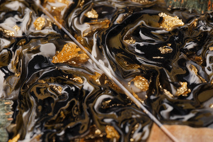Maple Burl | Gold Leaf
