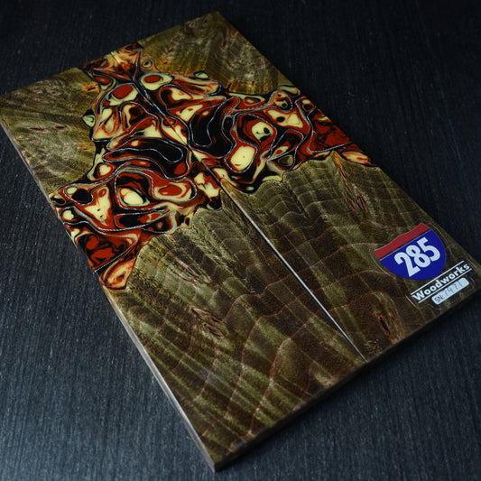 Maple Burl | Aluminum Mesh