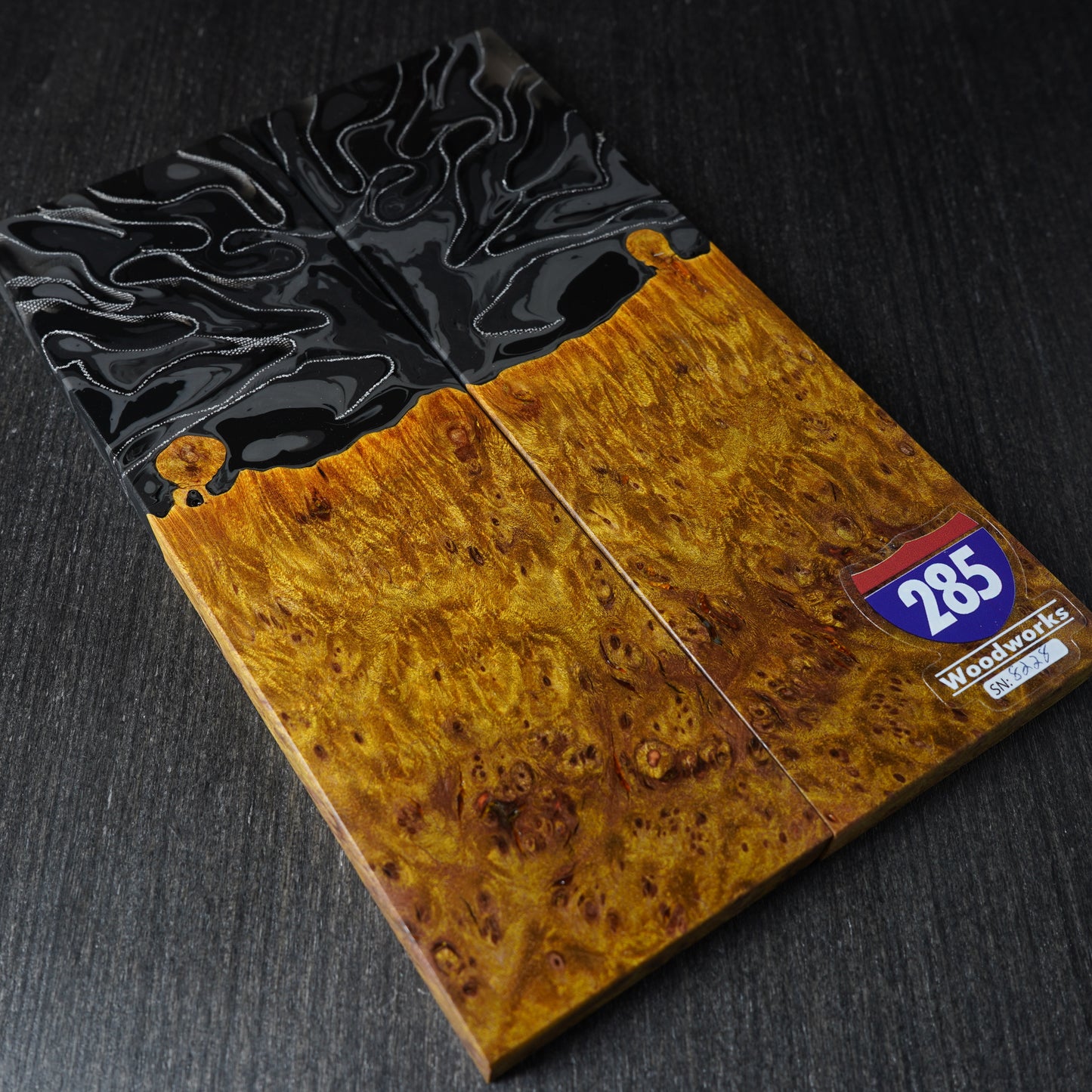 Maple Burl | Aluminum Mesh
