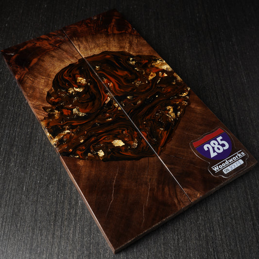 Chechen Burl | Gold Leaf